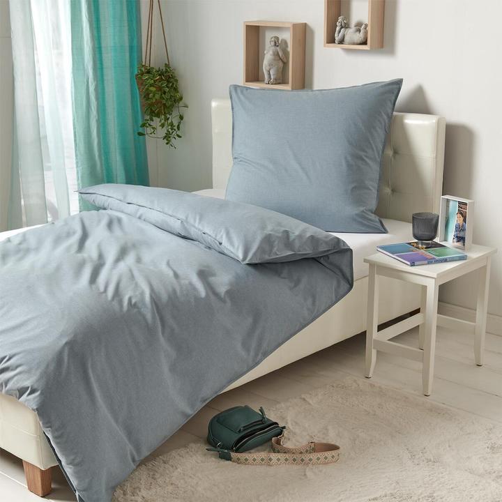 Produktbild Traumschlaf Basic Chambray (Bettwäsche Set, 135x200 cm + 80x80 cm)