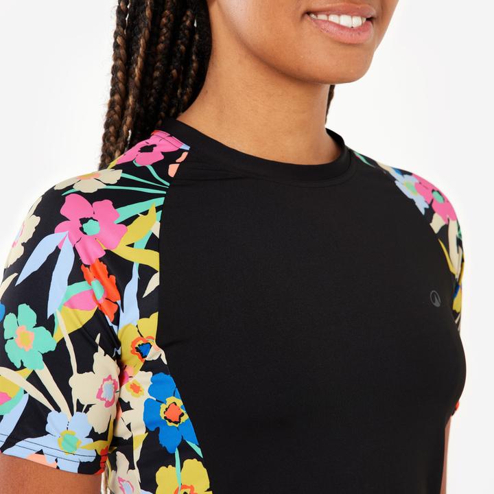 Image du produit Olaian T-shirt anti uv surf manches courtes Femme - Kanika noir (XS)
