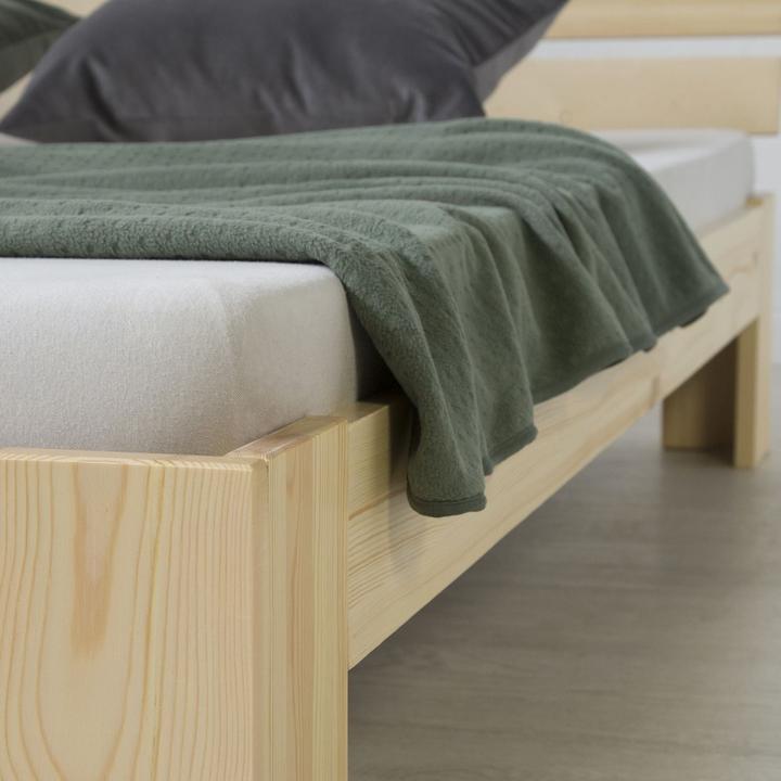 Produktbild Homestyle4u Doppelbett Holzbett Futonbett (140 x 200 cm)
