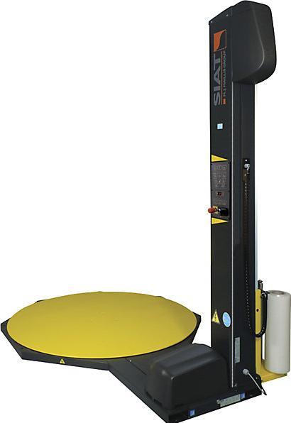 Immagine prodotto kaiserkraft Fasciapallet OneWrap-L, con tavola rotante, carrello con freno meccanico.