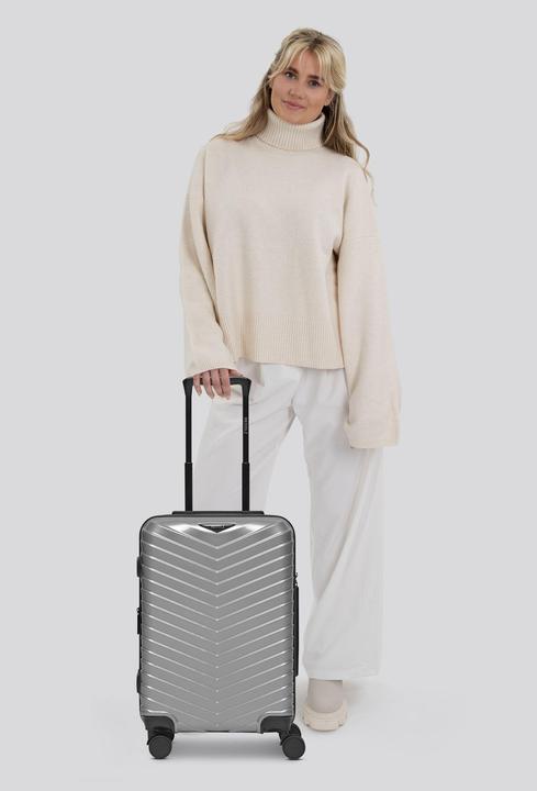 Produktbild Redolz Essentials 18 4 Rollen Kabinentrolley 55 cm mit Dehnfalte (44 l, Handgepäck (bis 50l))