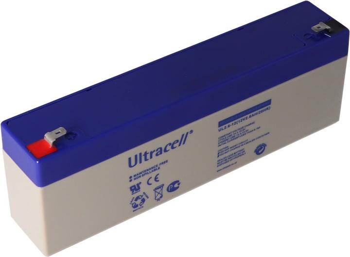 Actual product image Ultracell UL2.4-12 Blei-Akku 12 Volt 2,4 Ah, Faston 187, 4,8mm (12 V, 2.40 Ah)