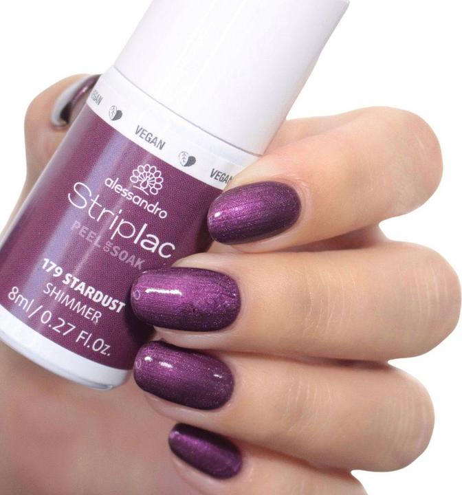 Actual product image Alessandro Striplac Peel or Soak - 179 Stardust (179 Stardust, UV gel varnish)
