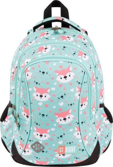 Actual product image Majewski Backpack with 3 compartments STRIGHT BP-26 Lovely foxy (20 l)