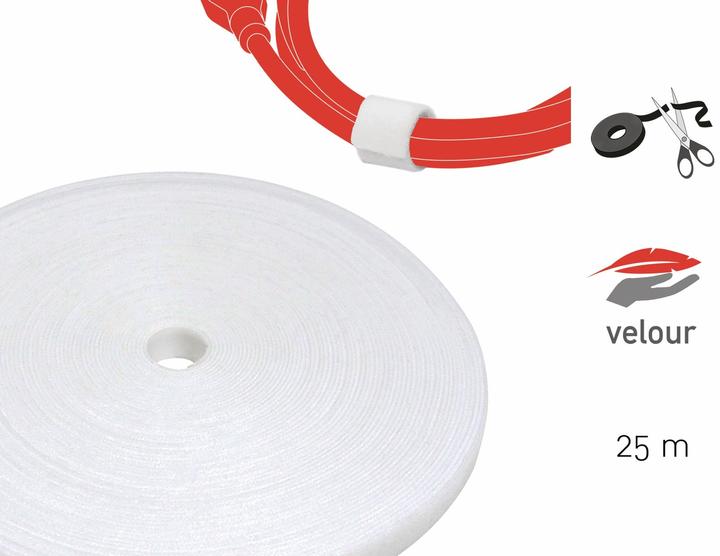 Actual product image Label-the-cable Velcro tape roll ROLL STRAP (16 mm)