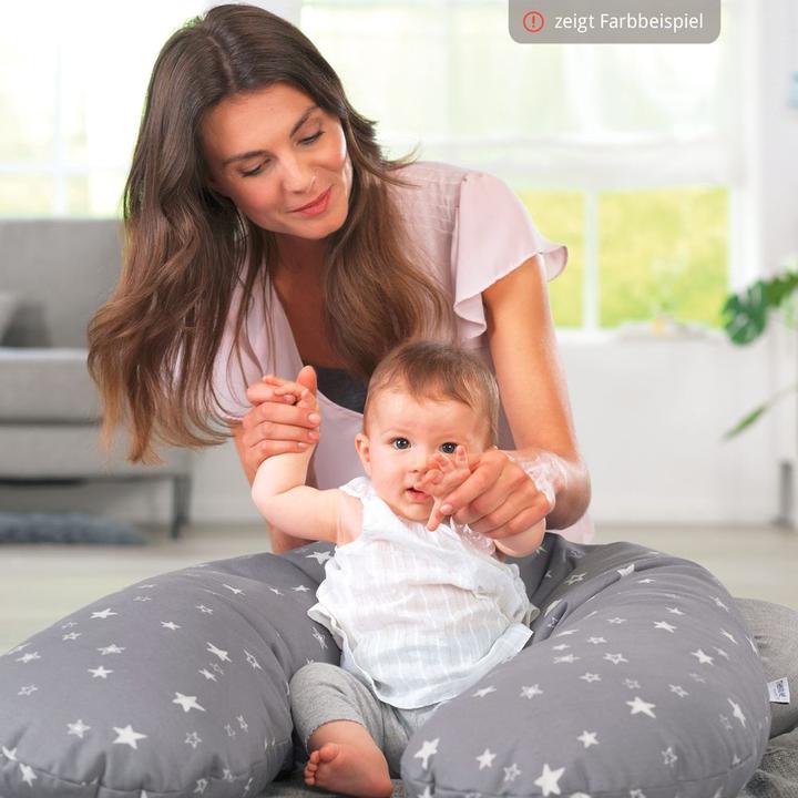 Actual product image Theraline Nursing pillow "The Original" with polyester hollow fibre filling incl. cover 190 cm (190 cm)