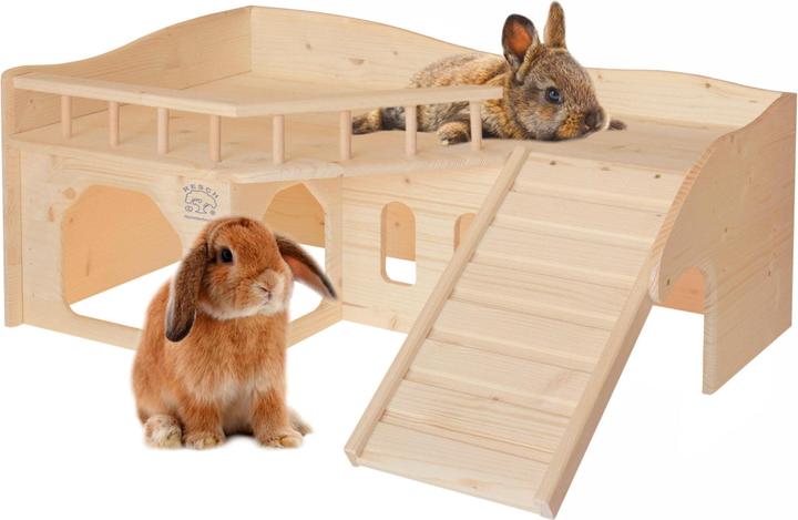 Actual product image Rabbit castle without tower