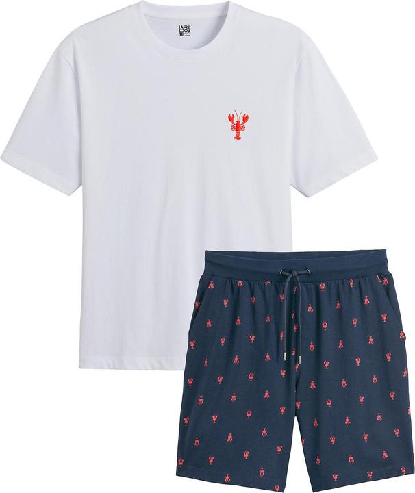 La Redoute Collections Kurzpyjama aus 100% Baumwolle (XL)