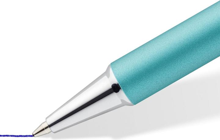 Produktbild Staedtler Druckkugelschreiber elance 421 45, pazifikblau (Pazifikblau, 1 x)
