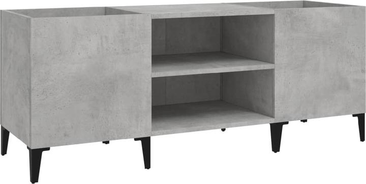 Actual product image VidaXL Plattenschrank Betongrau 121x38x48 cm Holzwerkstoff
