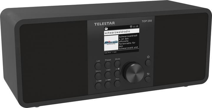 Immagine prodotto Telestar TOP 250 DAB+ Internetradio schwarz (Web radio, DAB, VHF, WiFi, Bluetooth)