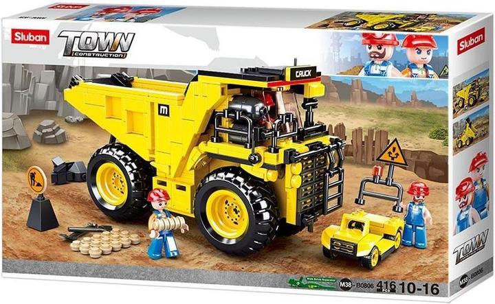 Actual product image Sluban Dump Truck Clamp Building Blocks M38-B0806