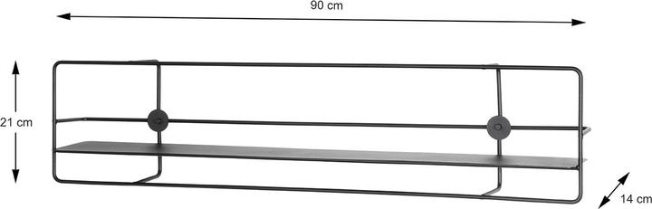 Actual product image HAKU Möbel Wall shelf (90 x 14 x 21 cm)