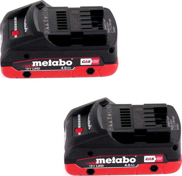 Actual product image Metabo Power 160-5 18 LTX BL OF Battery compressor 18 V 8.0 bar brushless + 2x LiHD battery pack 4.0 Ah + (5 l)