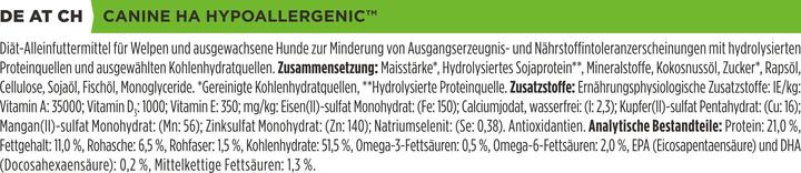 Nährwerte und Zutaten Purina Veterinary Diets (Adult, 1 Stk., 11000 g)
