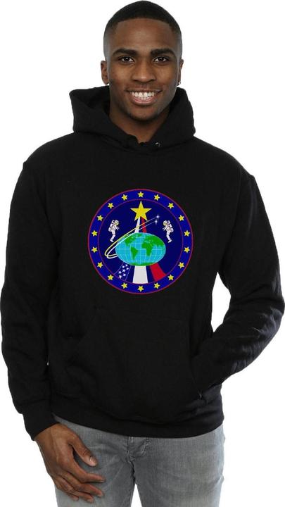 Immagine prodotto Nasa Classic Globe Astronauts Felpa con Cappuccio Uomo (XXL)