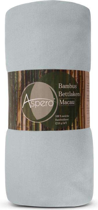 Produktbild Aspero 2 x Bambus Spannbettlaken Macau (180-200 x 200 x 30 cm)