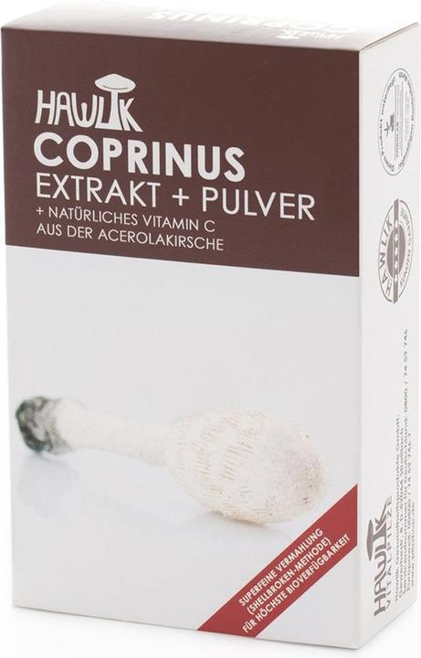 Actual product image Hawlik Coprinus extract and powder capsule (60 Piece, Capsules, 56 g)