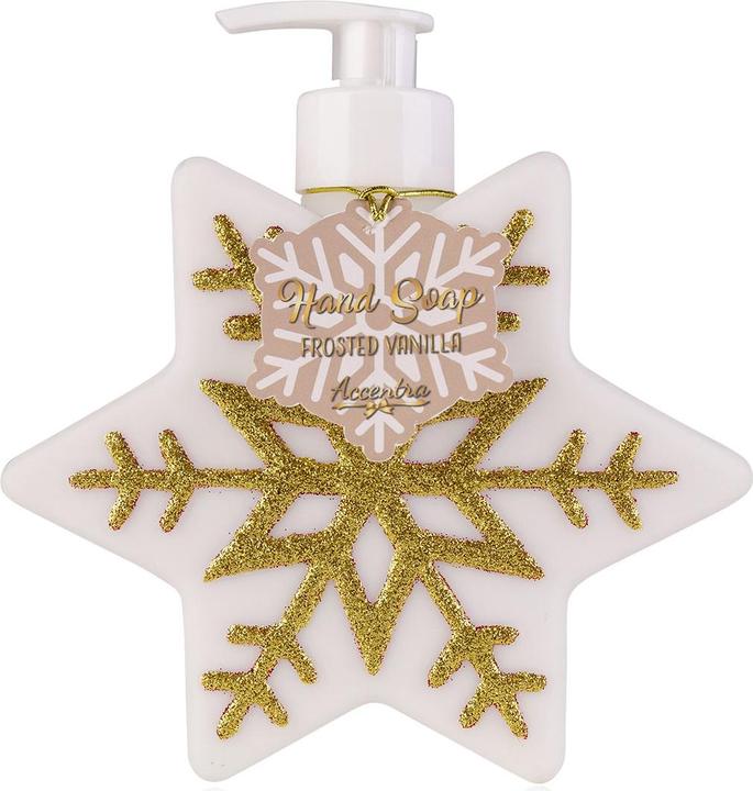 Actual product image Accentra Soap dispenser with hand soap SNOWFLAKE (Liquid soap, 350 ml)