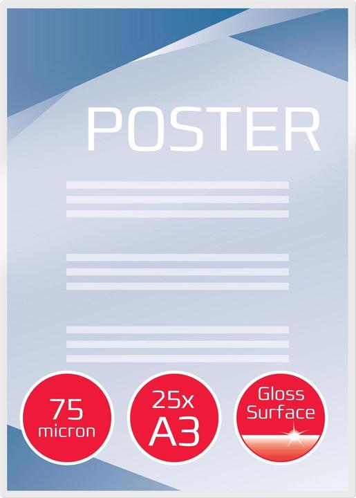 Image du produit GBC SACHETTE DE DOCUMENT - sachets de film de laminage à chaud (A3, 25 pièce(s), 150 µm)