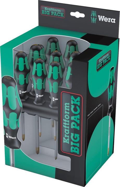 Produktbild Wera Kraftform Big Pack 300 (Torx (TX), Pozidriv-Kreuzschlitz (PZ), Phillipps-Kreuzschlitz (PH))