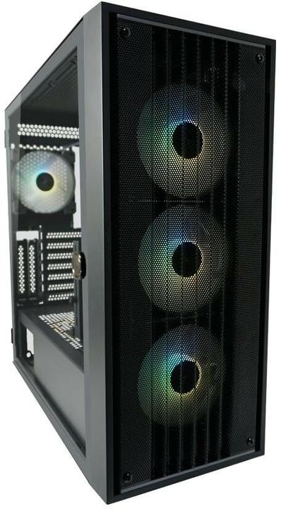 Actual product image LC-Power Case Micro-ATX 810B black USB3.2/Audio,without power supply (mATX, Mini-ITX, ATX, E-ATX)