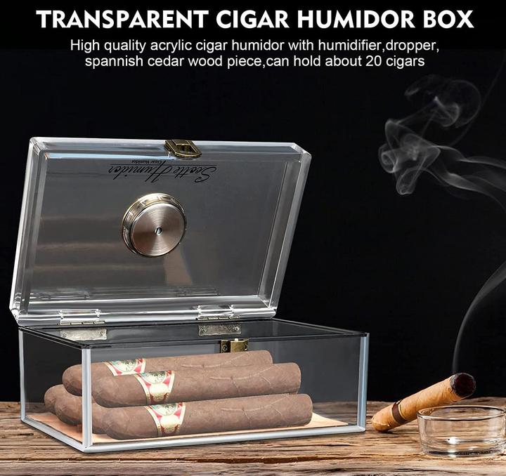 Image du produit Scotte Humidor Cave à cigares en acrylique (20)