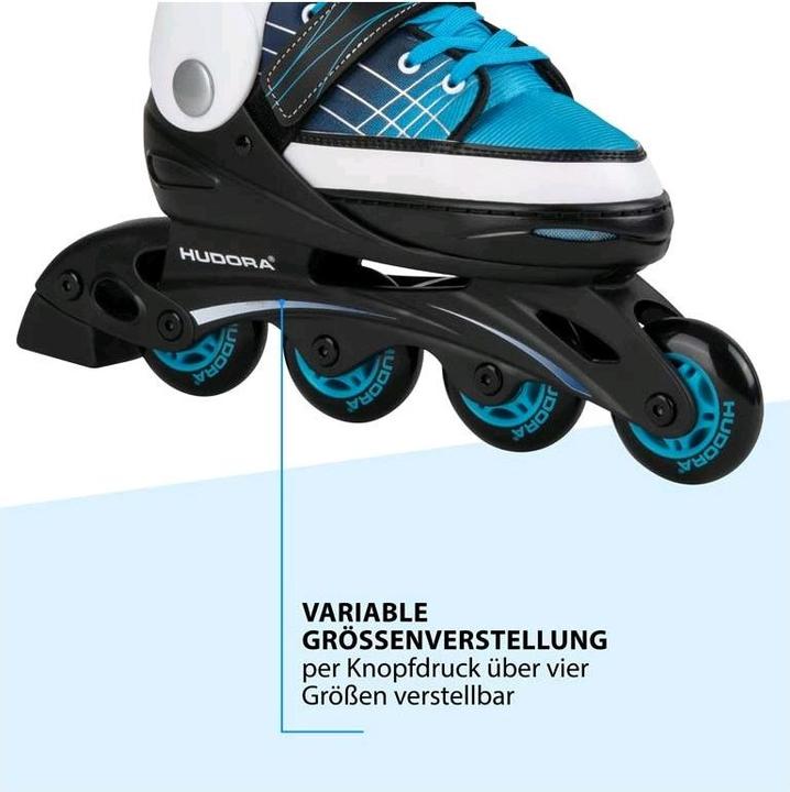 Produktbild Hudora Inline Skates Basic, Gr. 30 - 33 - blau (30, 31, 32, 33)