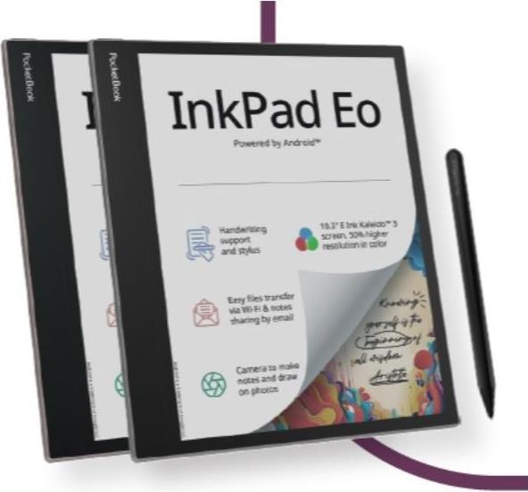 Actual product image PocketBook InkPad Eo (10.30", 64 GB, Misty grey)