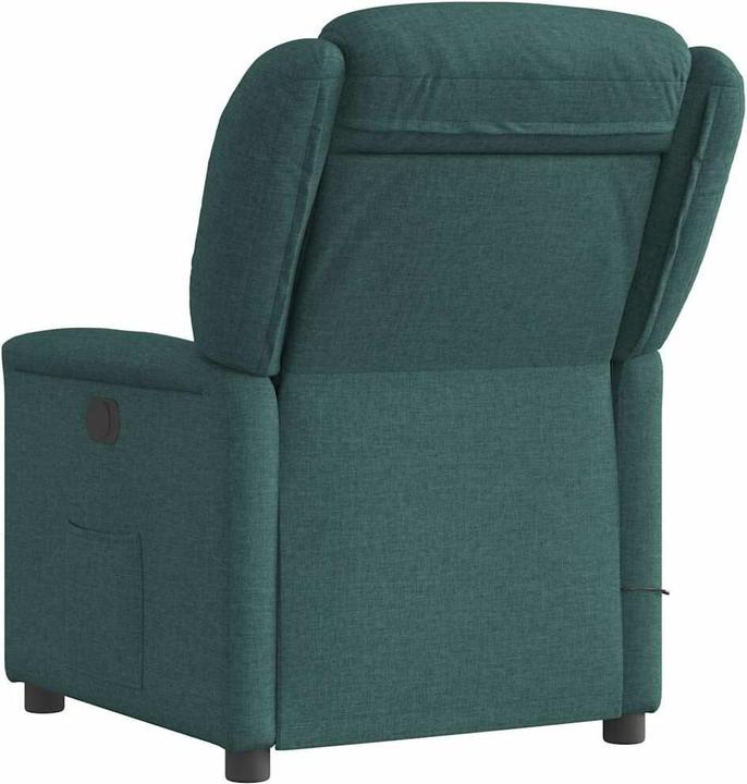 Immagine prodotto VidaXL Poltrona massaggiante Tessuto verde scuro Poltrona massaggiante TV
