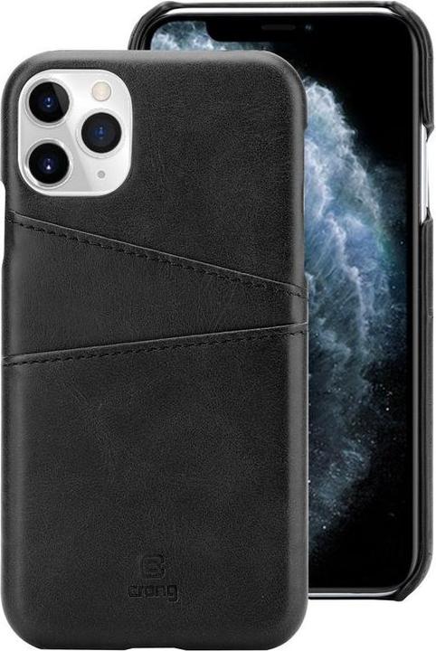 Produktbild Crong Neat Cover - Etui iPhone 11 Pro z kieszeniami (czarny) (Apple iPhone 11 Pro)