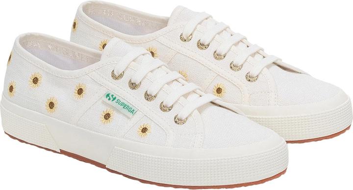 Superga Sneaker 2750 Bestickte Sonnenblume Leinen