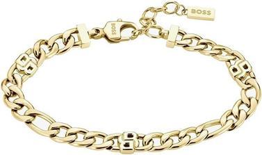 Hugo Boss Stylish gold-plated bracelet Double B 1580635