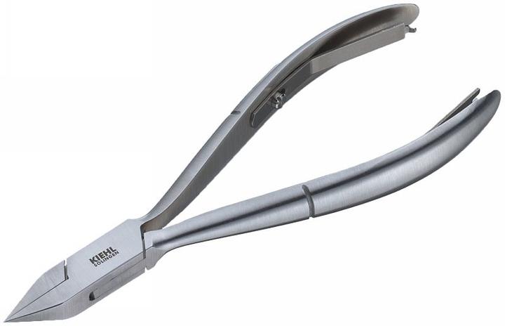 Kiehl Eckenzange silber 13cm, Triangelspitze