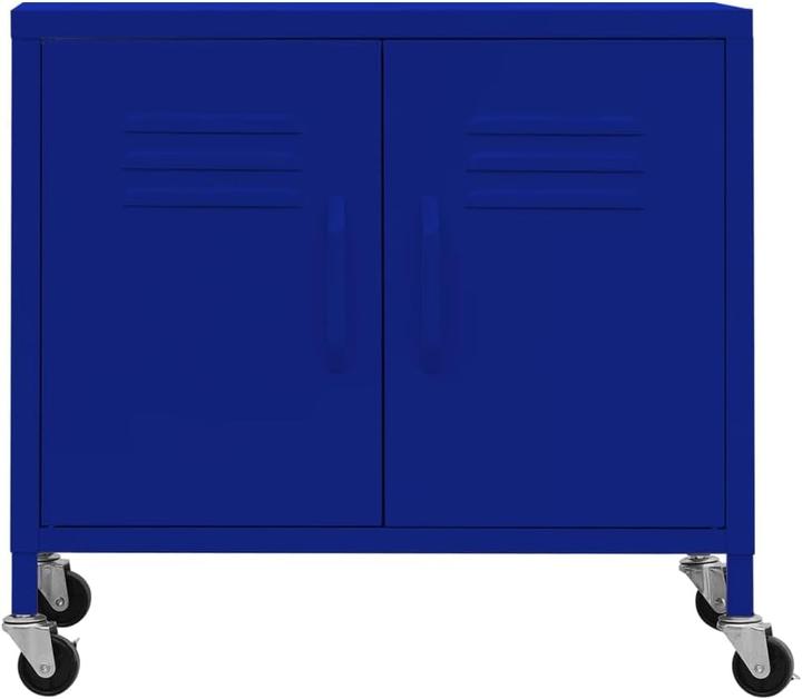 Produktbild VidaXL Stahl-Aufbewahrungsschrank mit Rollen (60x35x56 cm) (60 x 35 x 56 cm)