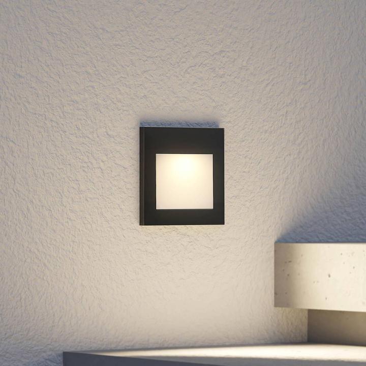 Produktbild Arcchio Yariki LED-Wandeinbaulampe, schwarz (214 lm)