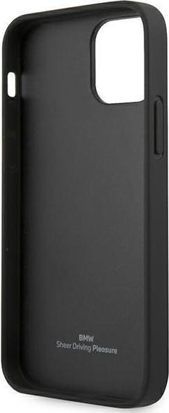 Produktbild BMW Etui BMHCP12LRSPPK iPhone 12 Pro Max 6,7" czarny/black hardcase Leather Curve Perforate (Apple iPhone 12 Pro Max)