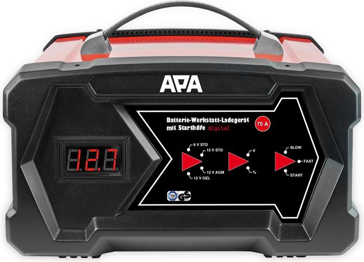 Actual product image APA Workshop charger digital (12V, 6V, 12 A)