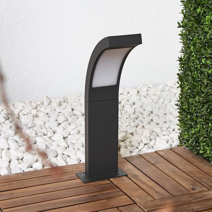 Immagine prodotto Lucande Lampada da giardino per esterni Juvia H40 Grafite/Opale (520 lm, IP54)