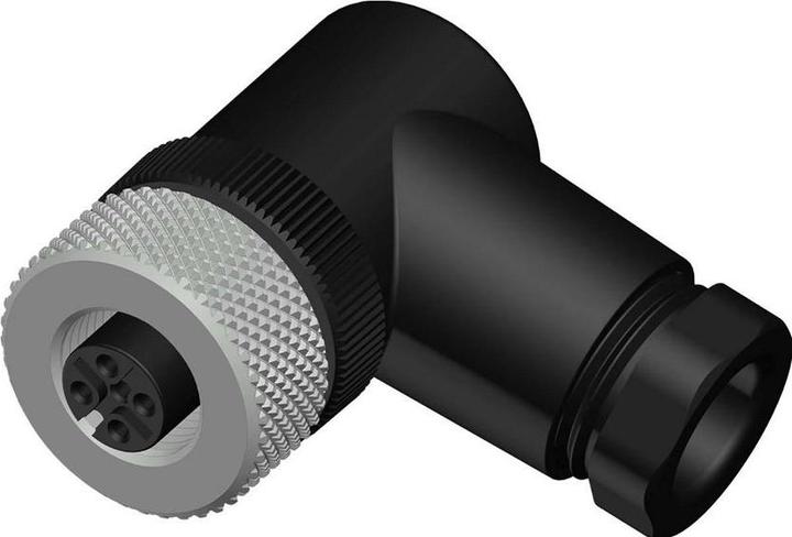 Produktbild Rs Pro M12 Rundsteckverbinder Buchse zur Kabelmontage, 4-polig 4A IP67