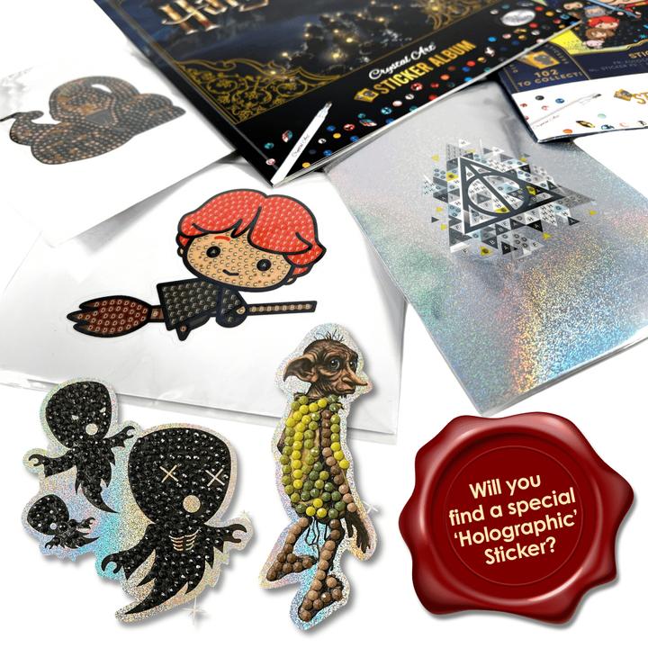 Actual product image Craft Buddy Harry Potter Crystal Art Sticker Pack