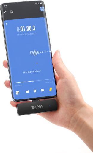 Actual product image Boya BY-V4 | Ultracompact 2.4GHz Wireless Microphone System