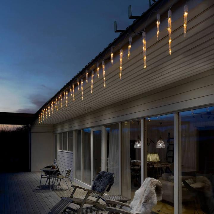 Produktbild Konstsmide LED Lichtervorhang Eiszapfen (7.75 m)