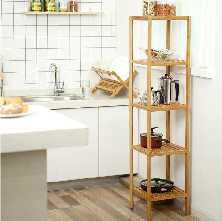 Immagine prodotto Songmics Bamboo (33 x 33 x 146 cm)