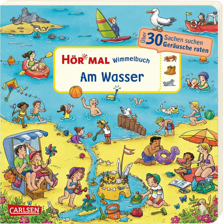Produktbild Hör mal (Soundbuch): Wimmelbuch: Am Wasser (Carolin Görtler, Julia Hofmann, Deutsch)