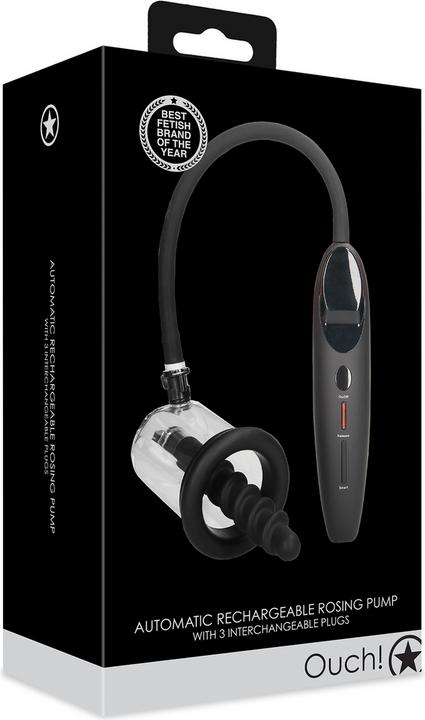 Actual product image Ouch! Automatic Reachargeable Rosing Pump - Black