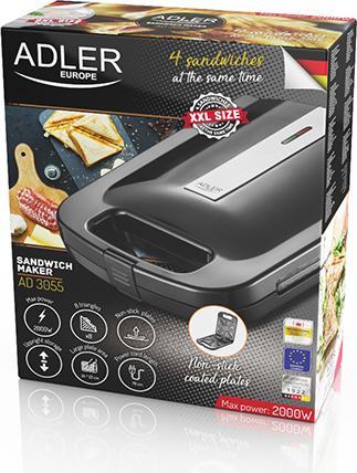 Produktbild Adler AD 3055 Sandwich-Toaster