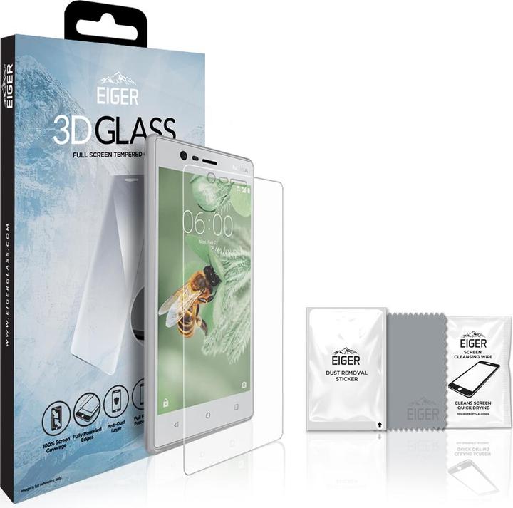 Actual product image Eiger Mountain Glass Clear Edge (1 Piece, Nokia 3)