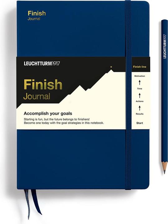 Actual product image NotebookFinishJournalMarineENGL (Hardcover)