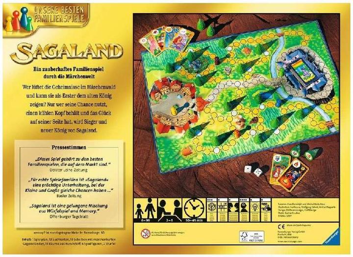 Actual product image Ravensburger Sagaland (German, French, Italian)